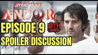 ANDOR EPISODE 9 Spoiler Discussion  Star Wars  Sith Council [upl. by Blaire]