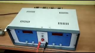 HOW TO USE DC REGULATED POWER SUPPLY IN HINDI [upl. by Guntar]