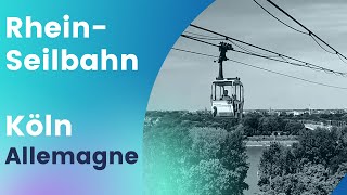 visite touristique en Allemagne  RheinSeilbahn  köln  Cologne [upl. by Masera]