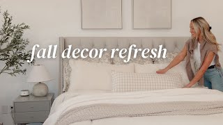 Fall Bedroom Decor Refresh [upl. by Neelhtakyram]