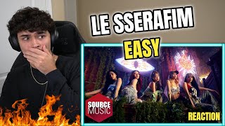 LE SSERAFIM EASY OFFICIAL MV REACTION [upl. by Lippold]