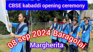 CBSE kabaddi tournament opening ceremony 8 sep 2024 baragolai [upl. by Ronni916]