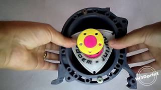 Como funciona  Miniatura do Motor Rotativo Wankel Parte 1 by W3Dprint [upl. by Belak]