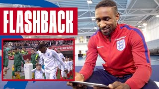 Jermain Defoe on Leading England Out With Bradley Lowery amp His First Goal in Three Years  Flashback [upl. by Jillayne338]