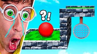 Maki LLORA en GOLF IT 😂⛳ hoyo troll 🤡  tekendo [upl. by Geithner226]