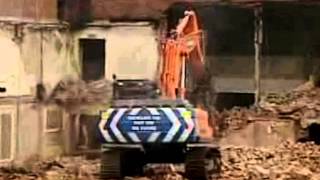 Demolition of 1938 building at Haden Hill Cradley Heath [upl. by Naffets174]