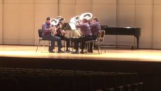 Consequences by Mike Forbes performed by OU Tuba Quartet [upl. by Walley147]