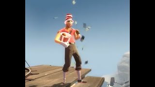 TF2 Unusual Taunt  Skill Gotten Gains Deep Fried Desire [upl. by Skerl]