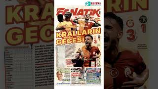 Fanatik Gazetesi 1 Sayfa  26 Eylül 2024 [upl. by Dwan]