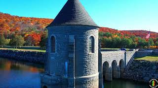 The Drone Zone Saville Dam in Barkhamsted CT [upl. by Ellehc]