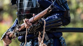 FIrepower demonstration The Matsumoto Castle Matchlock Samurai in action [upl. by Ledeen]