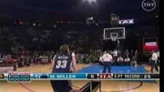 Mike Miller Three Point Contest Round 1 07 [upl. by Namyl757]