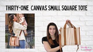 ThirtyOne Canvas Small Square Tote [upl. by Charpentier627]