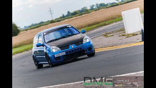 Clio 182 Blyton Park Track day following a nutter in a 306 [upl. by Annayoj209]