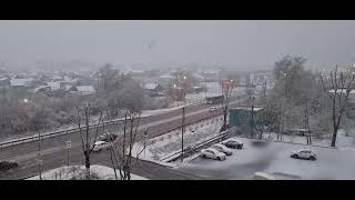 Snow in beginning of may  03052024  Tyumen Russia  Снег в мае  Тюмень Россия [upl. by Carolynn]