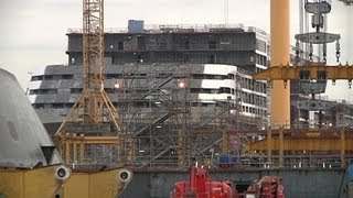 Commande historique aux chantiers navals de SaintNazaire [upl. by Borreri38]