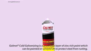 Galmet Cold Galvanizing  Stop Rust [upl. by Nedle]