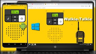 Walki Talki Communication app for Android to Android Android to Windows amp Android to IOS [upl. by Corey]