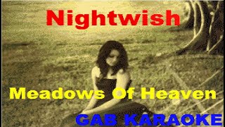 Nightwish  Meadows Of Heaven GB  Karaoke Instrumental Lyrics [upl. by Atinor]