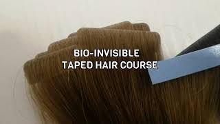 INVISIBLE TAPE IN HAIR EXTENSIONS COURSE TAPE HAIR MACHINE [upl. by Engracia944]