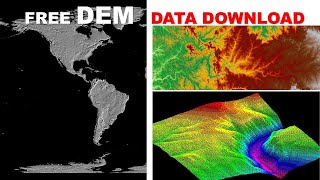 How to download DEM data from USGS Website  Digital Elevation Model [upl. by Erdman330]