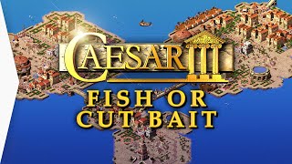 CAESAR III ► Mission 7 Miletus with Forced Walkers amp Free Augustus Mods  Fish or Cut Bait [upl. by Anipsed]