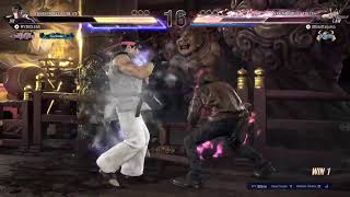 Tekken 8 Law ranked got demoted very painful stream [upl. by Adiesirb75]