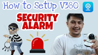 V380 Pro Wifi Camera SetUp Alarm Mode  Security Alarm Setup  Anti Theft Alarm [upl. by Warrick634]