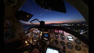 Night Landing KOAK in the Aerostar 700 [upl. by Ludvig]