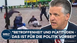 MANNHEIM Polizist Rouven L stirbt nach TerrorAttacke in Mannheim  CDU fordert Sicherheitsreform [upl. by Julita738]