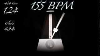 155 BPM Metronome [upl. by Oretna626]