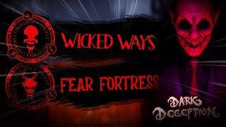 Dark Deception Chapter 5 Fear Fortress Wicked Ways amp Secret Final Level Updates QnA Recap Part 3 [upl. by Ybbob]