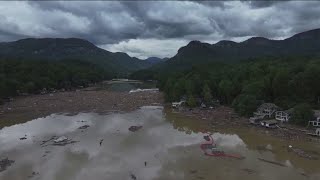 Mountain towns in North Carolina left devastated by Hurricane Helene [upl. by Holladay839]