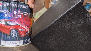 MENCOBA CAT NIPON EPOXY FILLER UNTUK TEXTURE BOX SPEAKER [upl. by Nave439]