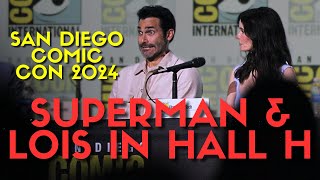 Superman amp Lois panel makes farewell tour stop at SDCC 2024s Hall H Comic Cons [upl. by Kennett76]