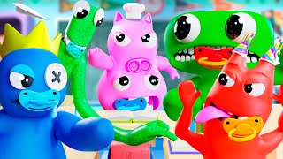 BABY GARTEN OF BANBAN Vs BABY RAINBOW FRIENDS at SCHOOL ANIMATION [upl. by Warton]