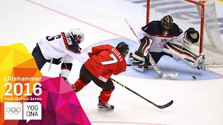 Ice Hockey  Mens Gold Medal Match  Full Replay  Lillehammer 2016 Youth Olympic Games [upl. by Burnham]