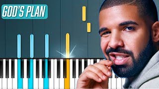 Drake  quotGods Planquot Piano Tutorial  Chords  How To Play  Cover [upl. by Eidas]