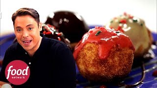 ¡Bombolinis rellenos de vainilla y chocolate  El rey del sándwich  Food Network Latinoamérica [upl. by Lange]