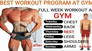 Full body workoutgymbodybuildingbodybuilderfitnessviral videochestshouldertricepbicepback [upl. by Bobinette]