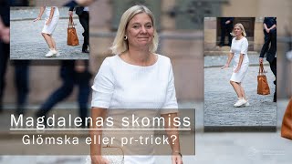 Riksdagens öppnande  Magdalena Andersson glömmer skorna  igen [upl. by Doxia]