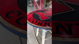 Cornbread Custom Signs is the Official Shop for Nebraska Cornhuskers Wood Art Huskers huskernation [upl. by Eusadnilem]