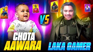 Chota Aawara vs Laka Gamer Collection Versus First Time 😱 Who Will Win  Free Fire [upl. by Namas]