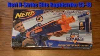 Unboxing Nerf NStrike Elite RapidStrike CS18 Unboxing Video Unboxing [upl. by Atnoek]