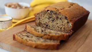 The PERFECT Banana Bread Recipe  Baking Basics [upl. by Soph358]