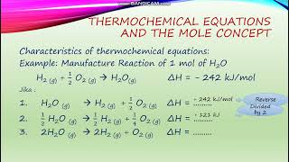 Video Thermochemical Equation 1 [upl. by Aihsirt755]