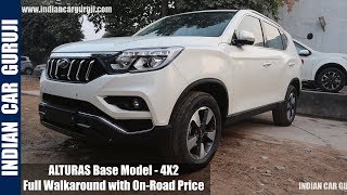 Mahindra Alturas G4 Base Model Review with PriceInterior and Features  Alturas G2 4x2 2WD [upl. by Hayyikaz]