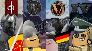 Over 2000 years of PAIN  Paradox Mega Campaign  from CK3 to EU4 to VIC3 to HOI4 [upl. by Enilec]