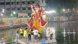 Bhandup chatrapati shivaji maharaj talao ganpati visarjan viral youtuber bhandup ganpativisarjan [upl. by Eada]