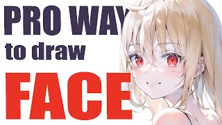 Easy anime drawing  how to draw anime girl easy step by step for beginners [upl. by Ettenej]